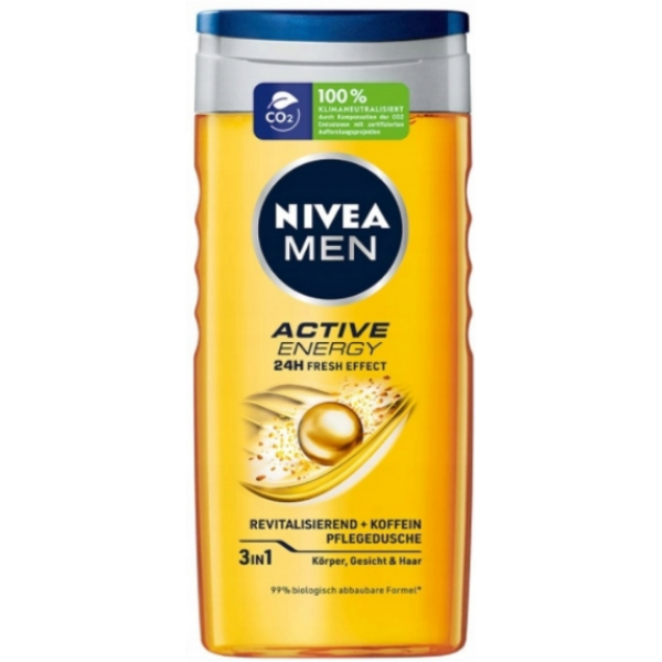 Гель для душа Nivea Men Active Energy 250 мл