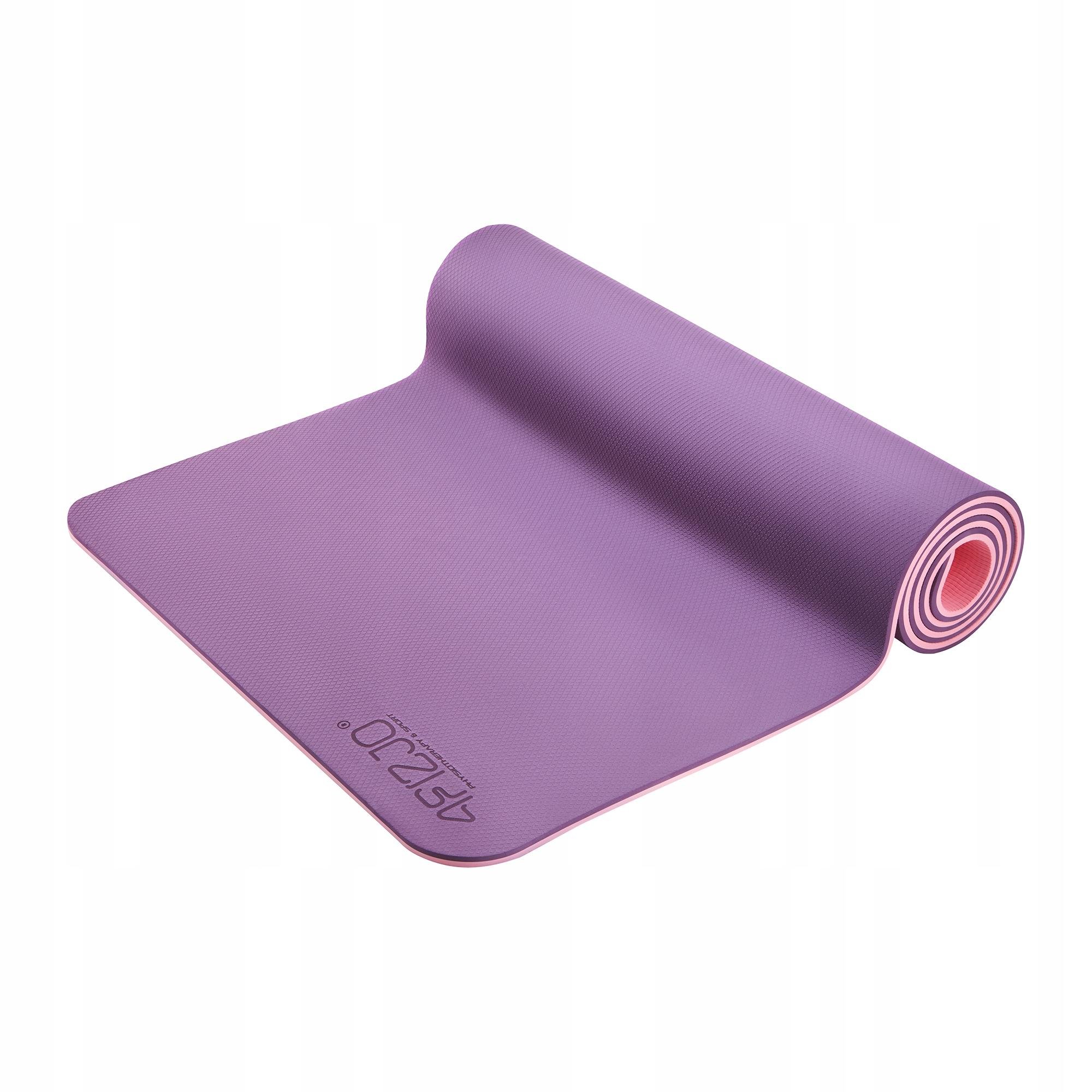 Килимок для фітнесу 4fizjo TPE 180x60x0,6 см Violet/Pink (P-5907739316950) - фото 9