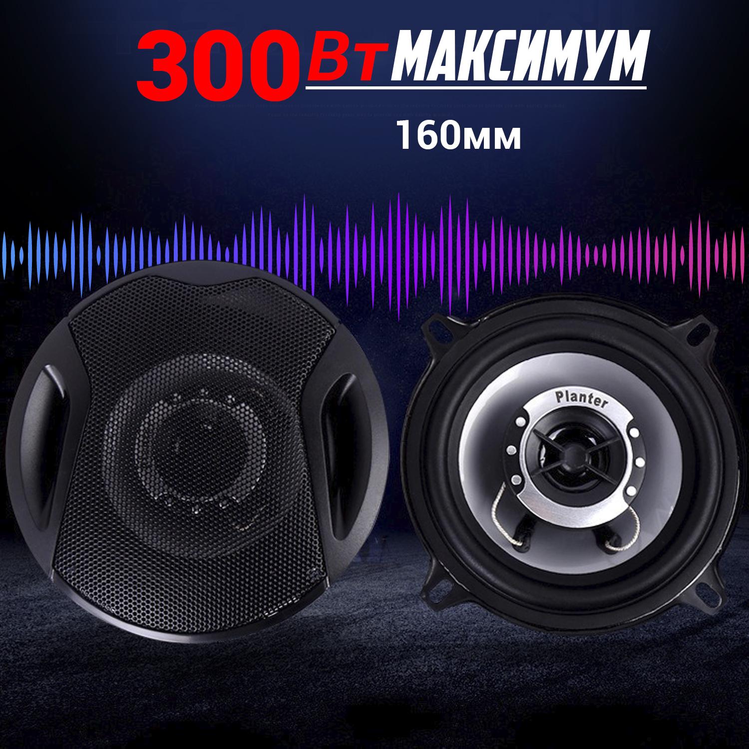 Автоакустика Planter-300W 2х полосные/коаксиальные 80 Вт (9a043934) - фото 8