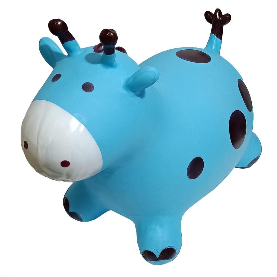 Игрушка-прыгун детская Bambi Жирафик Синий (IG-173-N-713)