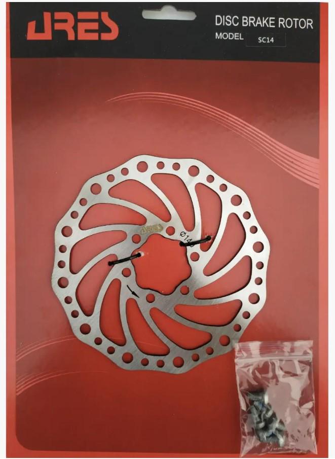 Ротор гальмівний Ares SA18B для електросамоката Kugoo G-booster/Kugoo M4 140 мм Ротор гальмівний Ares SA18B для електросамоката Kugoo G-booster/Kugoo M4 140 мм