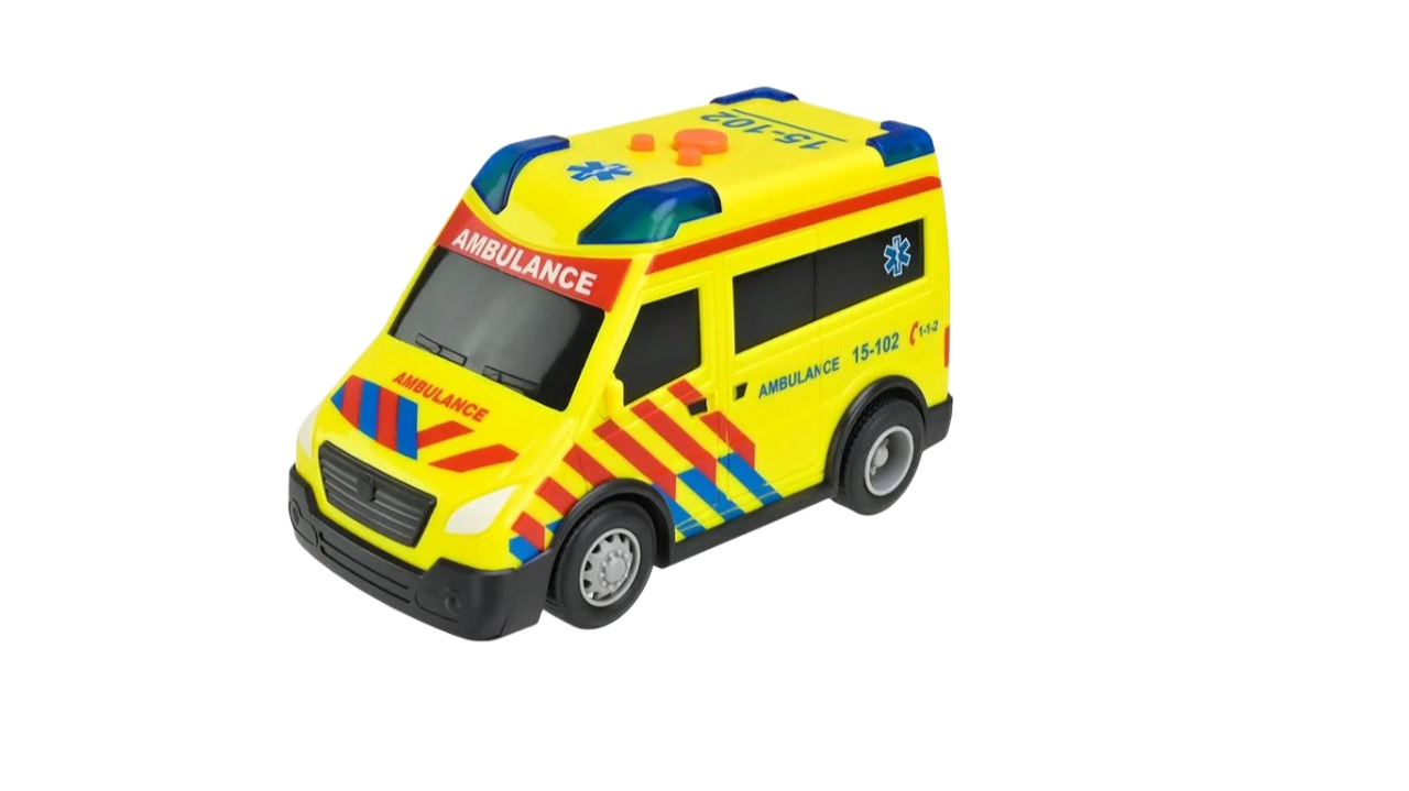 Машина спецтехніки Автопром Швидка допомога  звук/світло (7998)