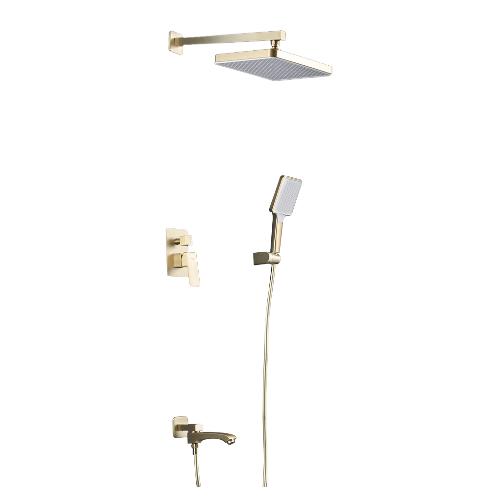 Душевая система встроенная Frap F7176 3 Золотой сатин (1055642)