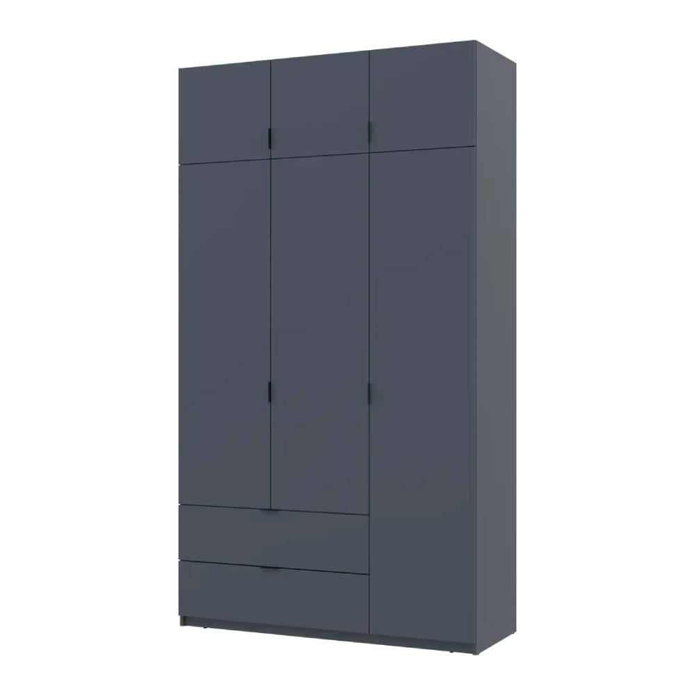 Шафа Doros Лукас DRS-011654 3ДСП 135х50х240 см Графіт (80737801)