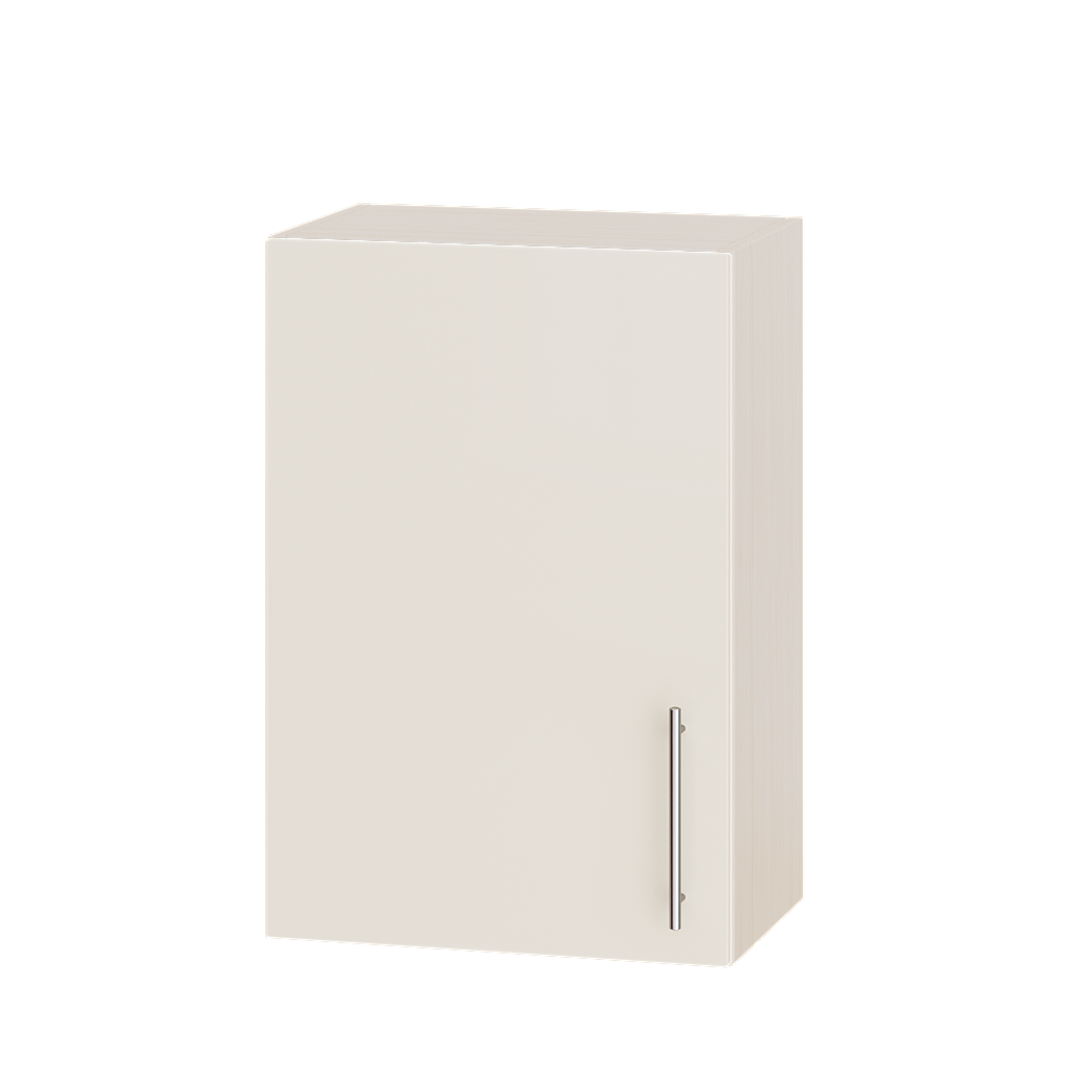 Шкаф верхний Эверест Модерн модуль для сушки посуды Верх В05-500 50х30х72 см Жемчуг глянец/Дуб Молочный (05142)