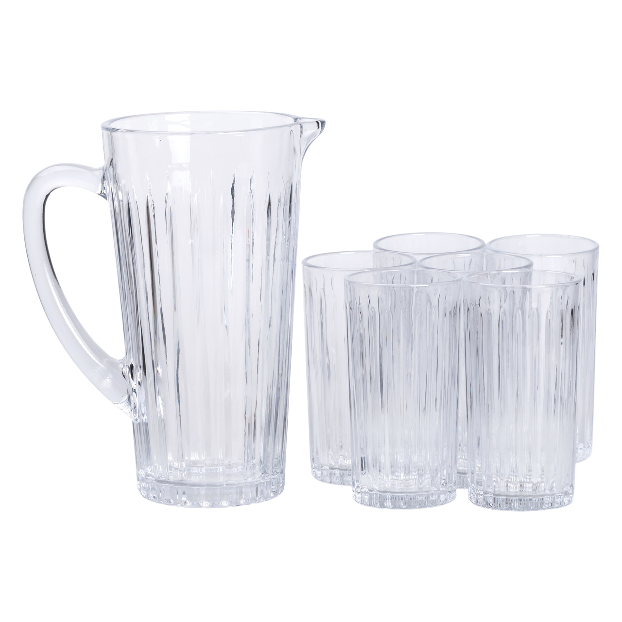 Глек HP-19-5 зі склянками 6 шт./320 мл 1,2 л (A-034189) - фото 4