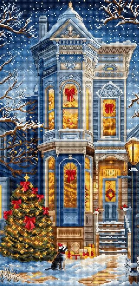 Набор для вышивки крестиком L9953 Victorian Christmas
