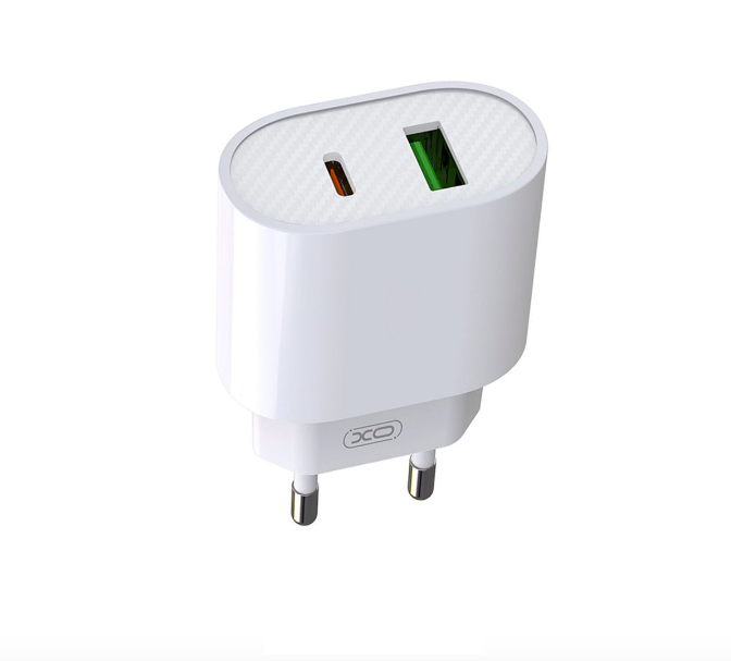 Сетевое зарядное устройство Xo L81A PD 20W/QC3.0 18W Type-C White