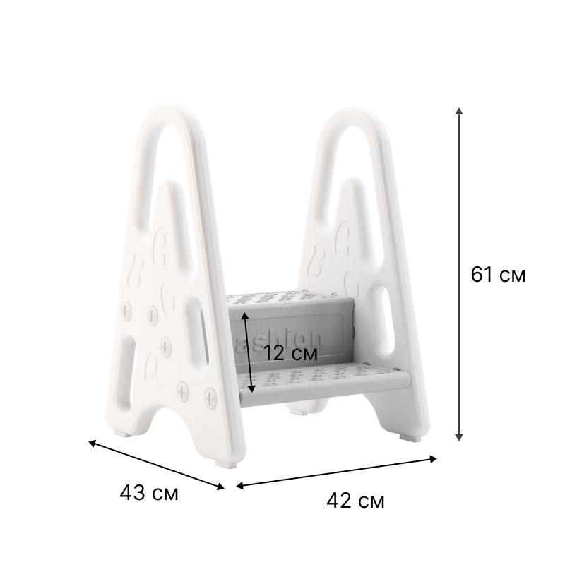 Дитячий табурет-сходи Lumpurini Launa на 2 сходинки (C-DG004gw) - фото 3
