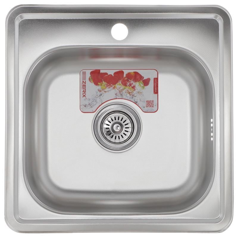 Мойка для кухни Zerix Z4848-06-160D Decor (ZM0558)