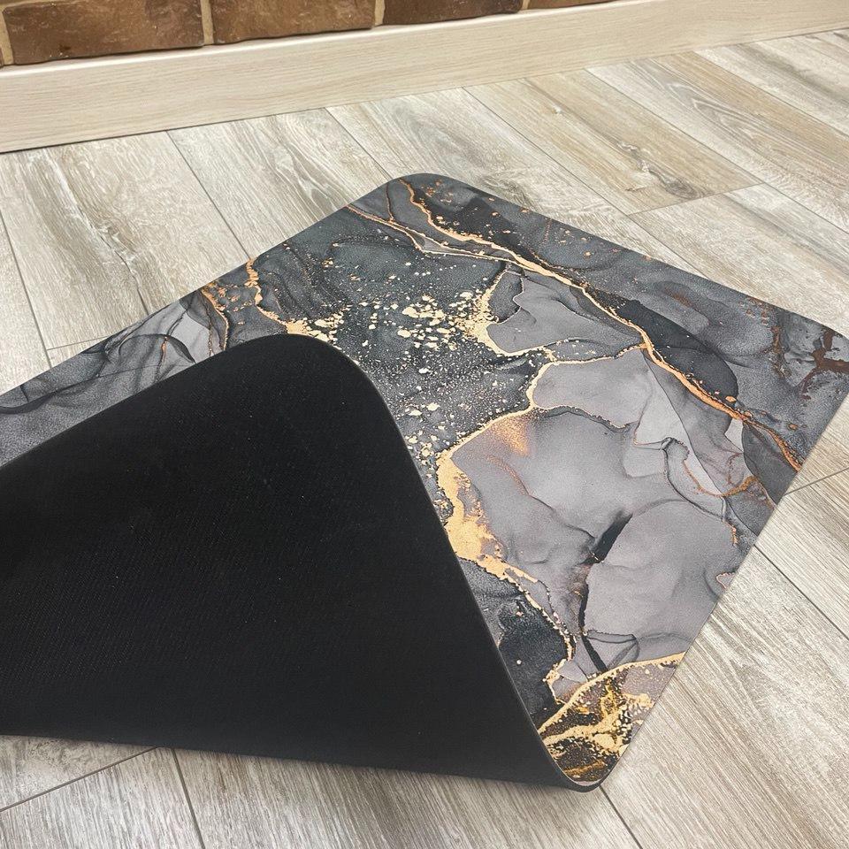 Набор ковриков для ванной/туалета MARMUR 2в1 диатомитовый 80х50/55х50 см Серый (NKD003Gray) - фото 3 Набор ковриков для ванной/туалета MARMUR 2в1 диатомитовый 80х50/55х50 см Серый (NKD003Gray) - фото 3