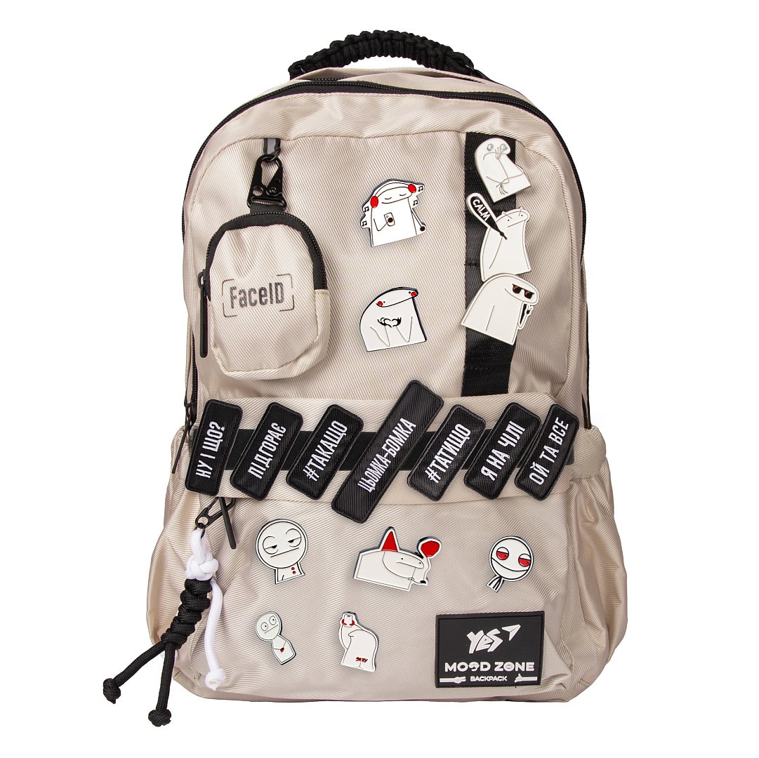 Рюкзак YES T-51 Emotions Ivory 45х30х15 см Разноцветный (559633)