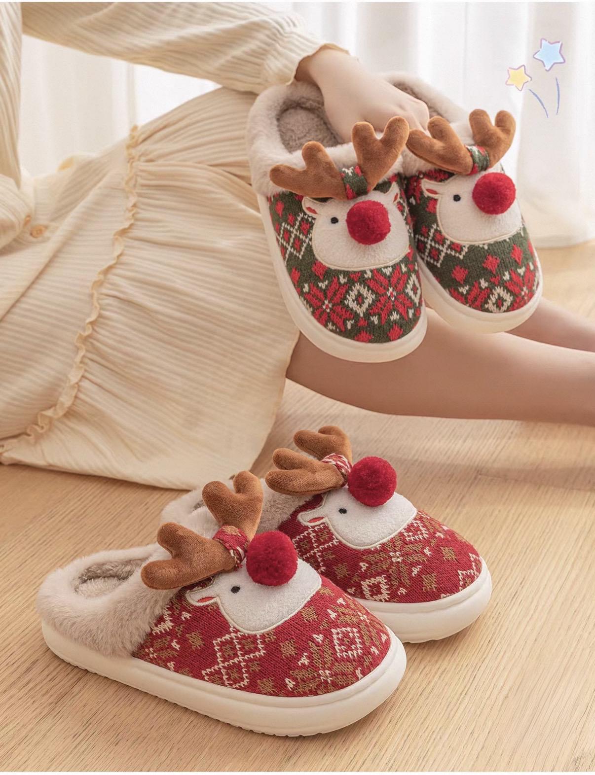 Домашние тапочки Warm Story Олени вышивка р. 44-45 (0005) - фото 4 Домашние тапочки Warm Story Олени вышивка р. 44-45 (0005) - фото 4