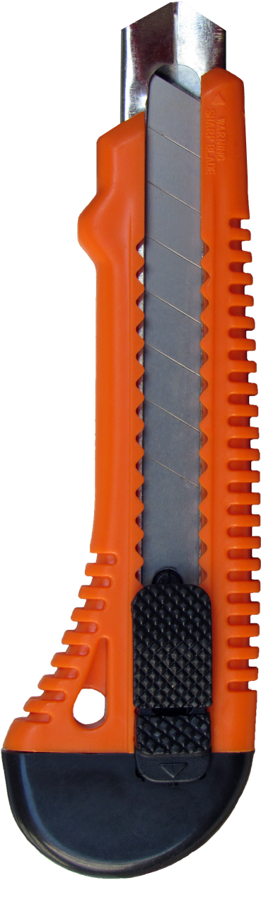 Нож строительный усиленный Orange 18 мм (50209)