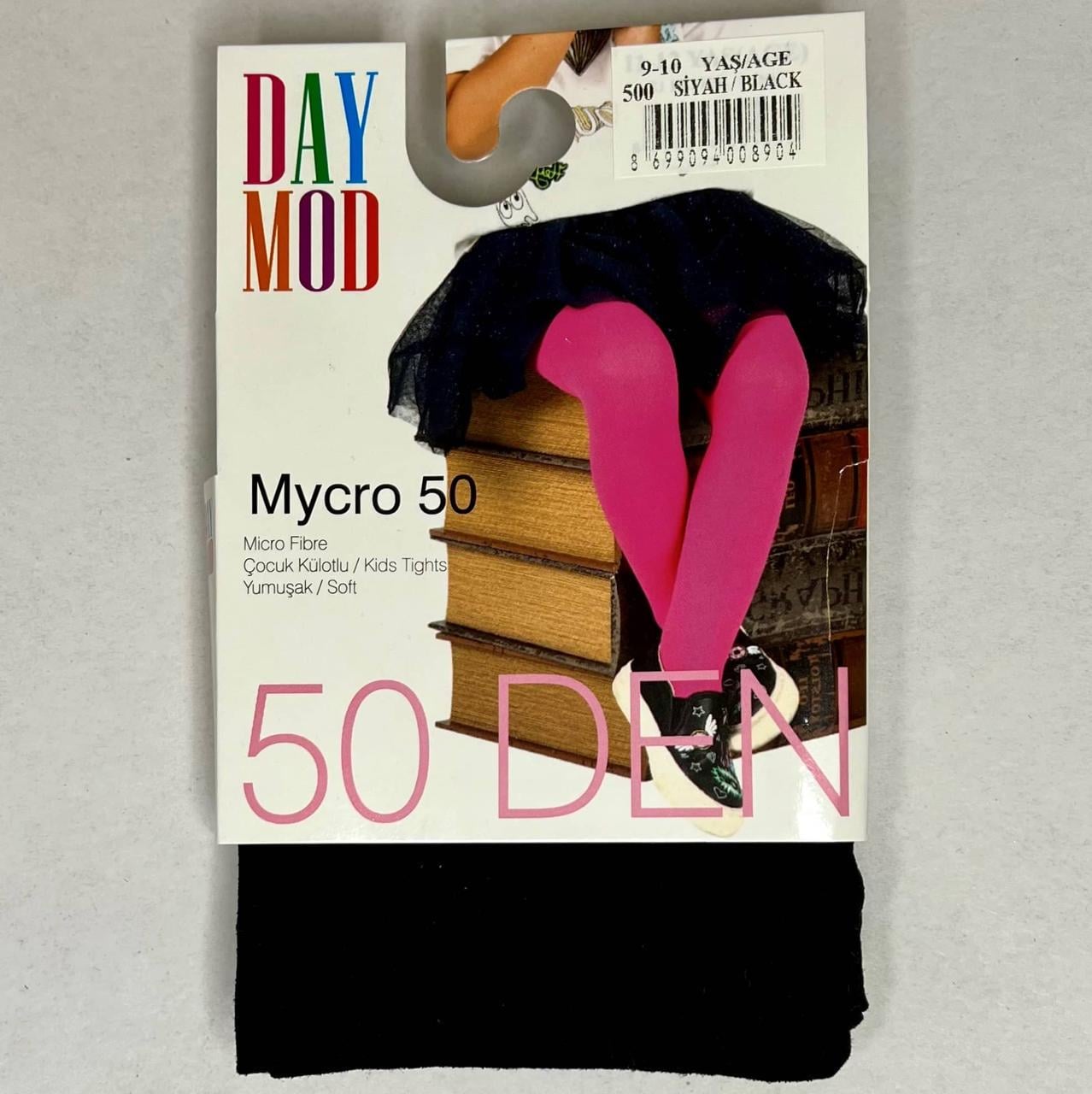 Колготки детские капроновые DAY MOD 50 Den 122-128 см Черный (32408145)