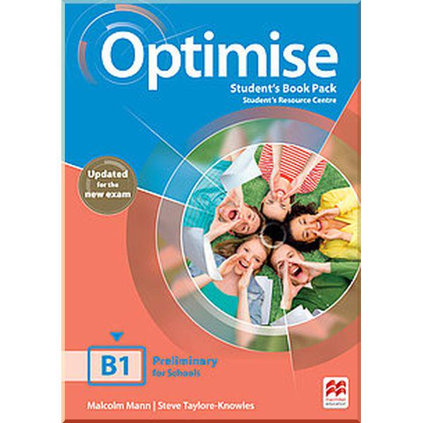 Книга Steve Taylore-Knowles/Malcolm Mann "Optimise B1 Student's Book Pack (Updated for the New Exam)" (ISBN:9781380032072) - фото 1 Книга Steve Taylore-Knowles/Malcolm Mann "Optimise B1 Student's Book Pack (Updated for the New Exam)" (ISBN:9781380032072) - фото 1