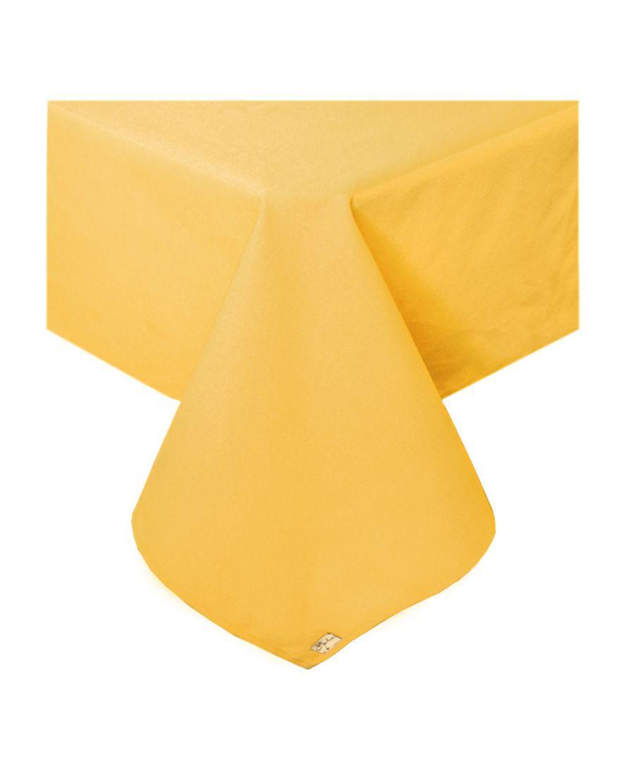 Скатерть на стол 220x134 см Желтый