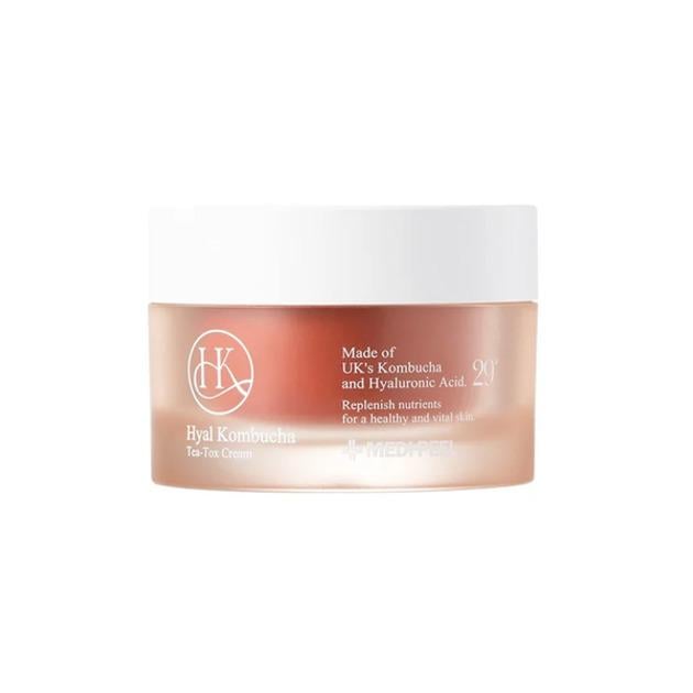 Крем для підвищення еластичності шкіри з комбучею та гіалуроновою кислотою MEDI-PEEL Hyal Kombucha Tea-Tox Cream 50мл (8809409346489)