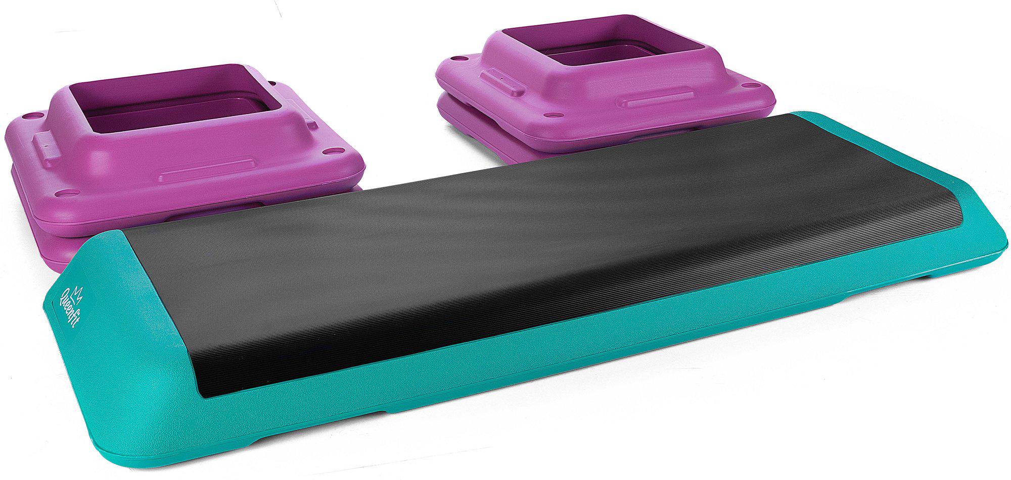 Степ-платформа Queenfit 3-уровневая Разноцветный (30496554) - фото 9