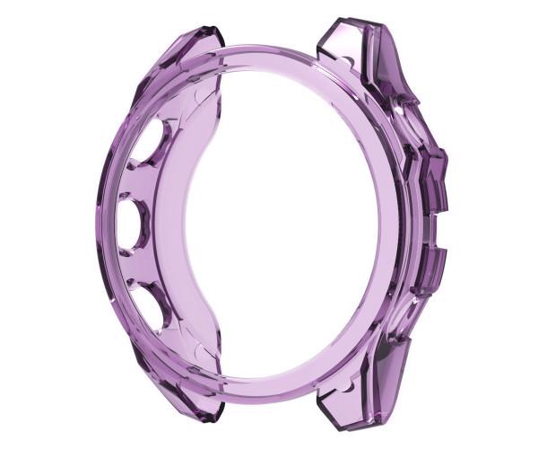 Чехол силиконовый Protective Cover для смарт-часов Garmin Fenix 8 51 мм Фиолетовый