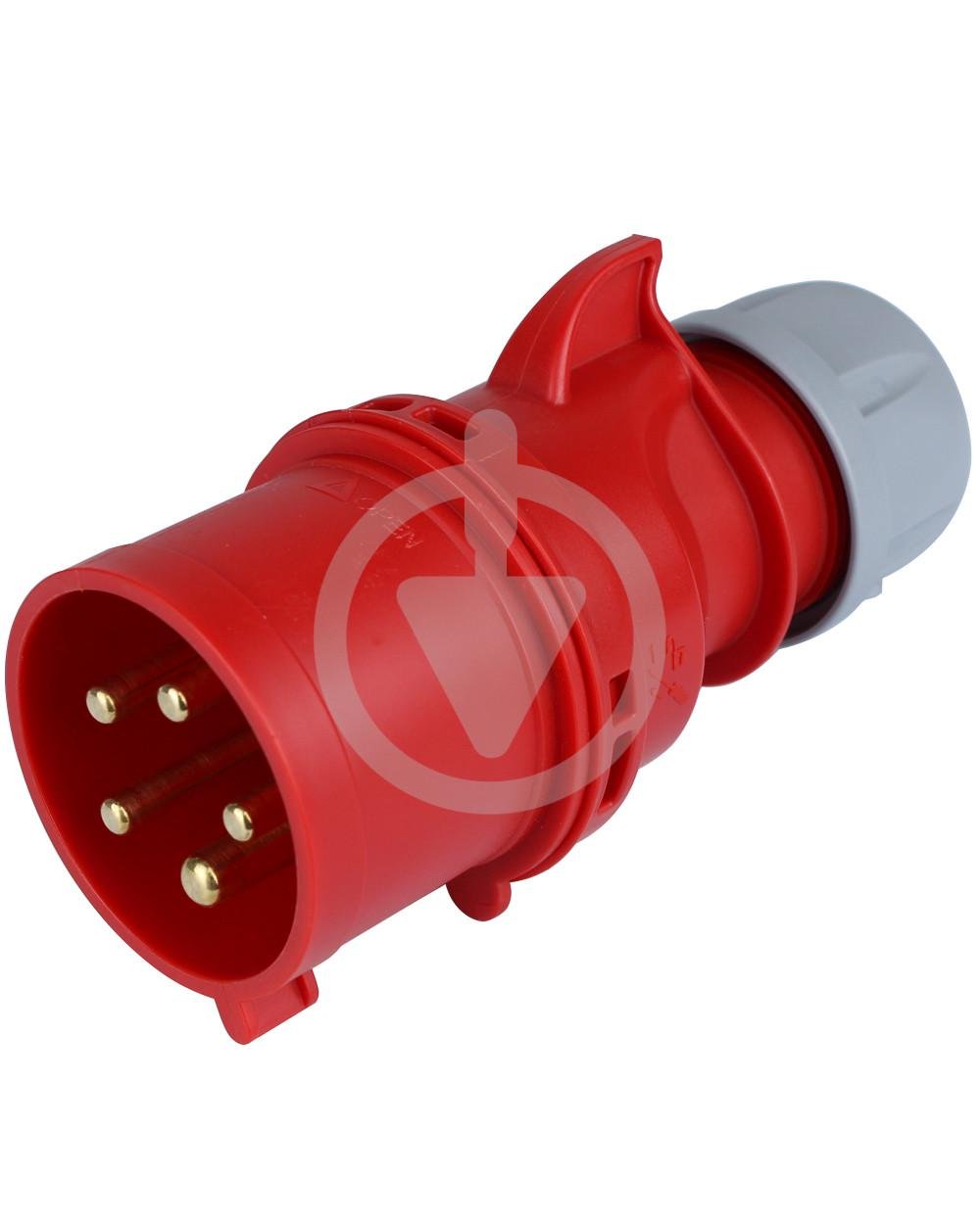 Вилка 5x32А підключення кабелю переносна PCE (0f89c2da-4286-11e6-9946-663265653264)