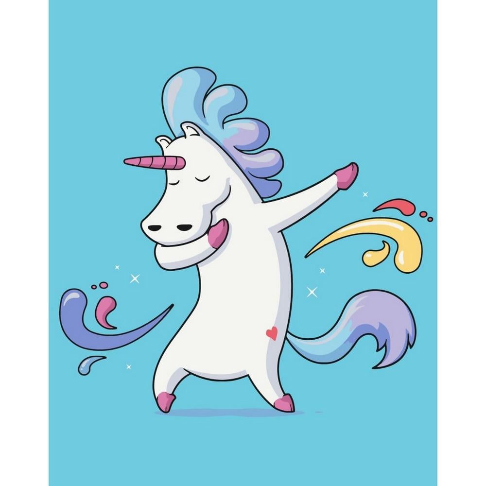 Картина по номерам ART CRAFT Крутая единорожка 40x50 см Разноцветный (PM-194-K-1351)