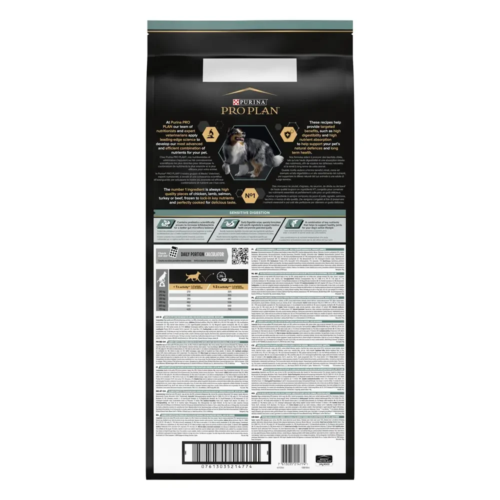Сухой корм для собак ProPlan Medium Sensitive ягненок 14 кг (7613035214774) - фото 2 Сухой корм для собак ProPlan Medium Sensitive ягненок 14 кг (7613035214774) - фото 2