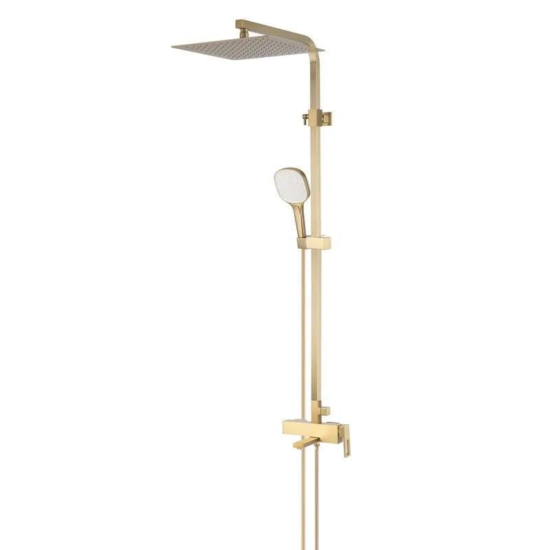 Душевая колонна KOER KB-56009-12 со смесителем Матовое золото (KR5989)