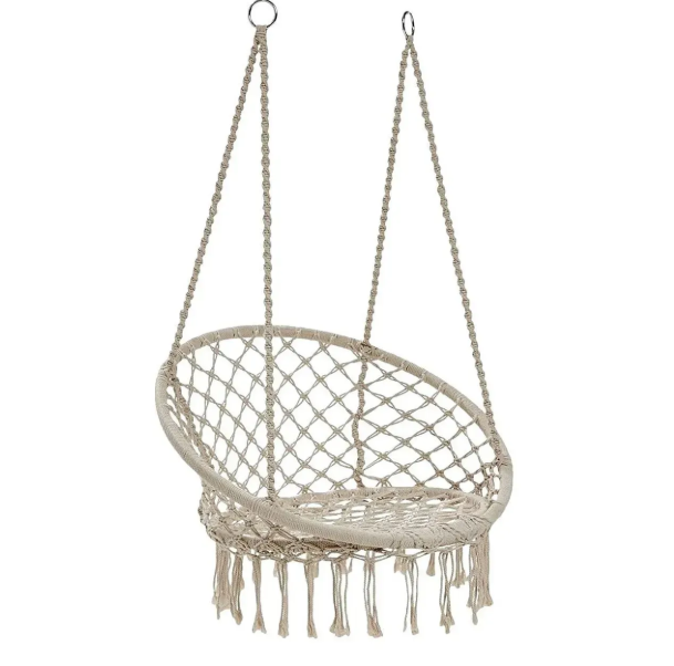 Крісло підвісне Garden Line HAM5288 80х60х120 см до 150 кг Бежевий (HAM5288)