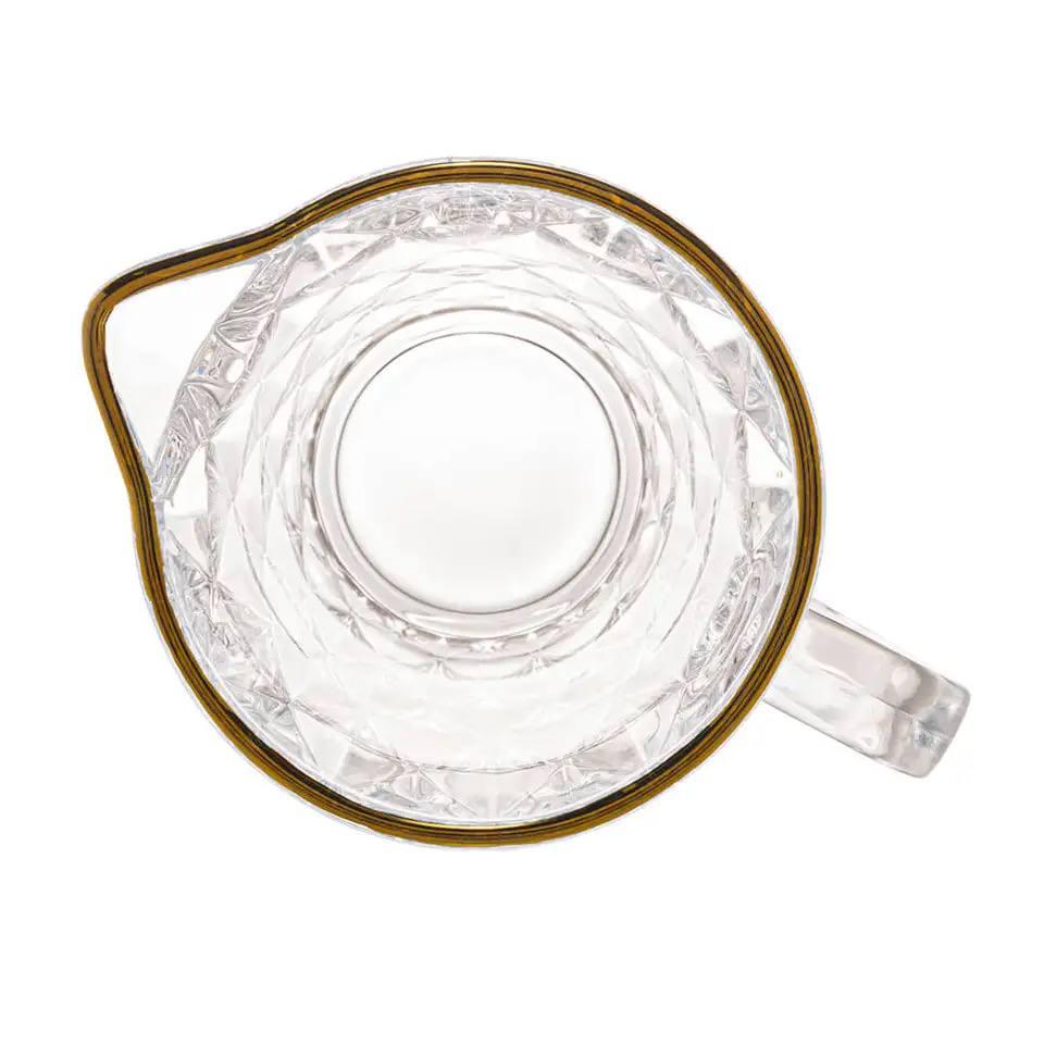 Глечик для напоїв із золотою облямівкою 1 л (300826) - фото 3 Глечик для напоїв із золотою облямівкою 1 л (300826) - фото 3