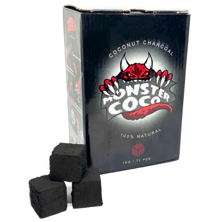 Уголь для кальяна Monster Сoco 1 кг 72 шт. (11286142)