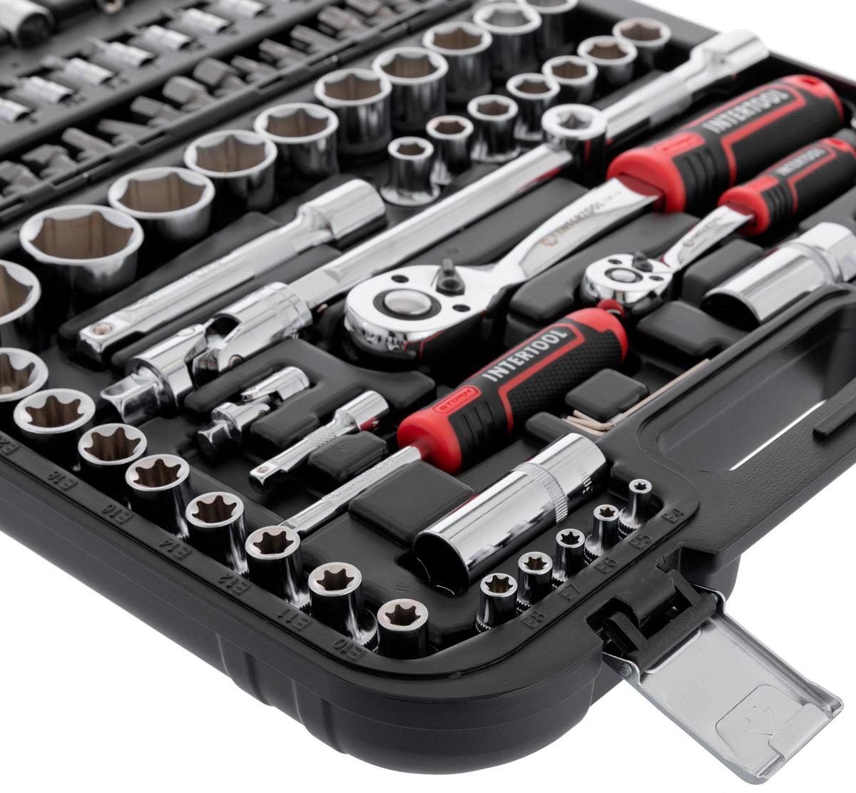 Набор инструментов Intertool 110 шт. (ET-8110) - фото 3 Набор инструментов Intertool 110 шт. (ET-8110) - фото 3