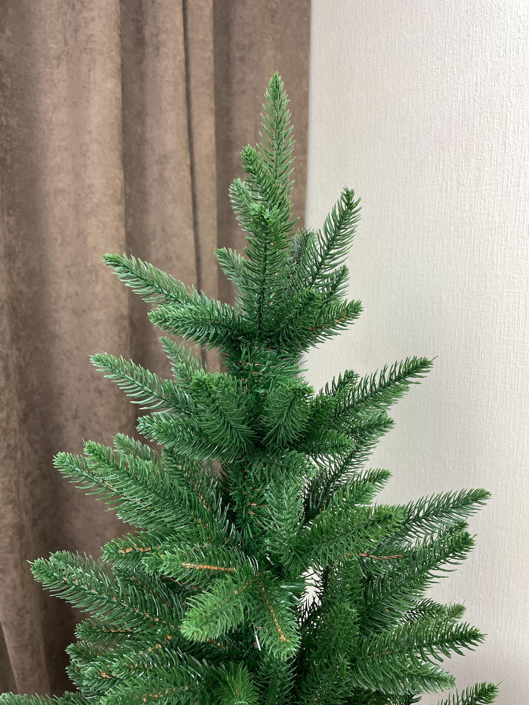 Искусственная елка литая Classic в горшке с мешковиной 90 см Зеленый (Н01014) - фото 3 Искусственная елка литая Classic в горшке с мешковиной 90 см Зеленый (Н01014) - фото 3