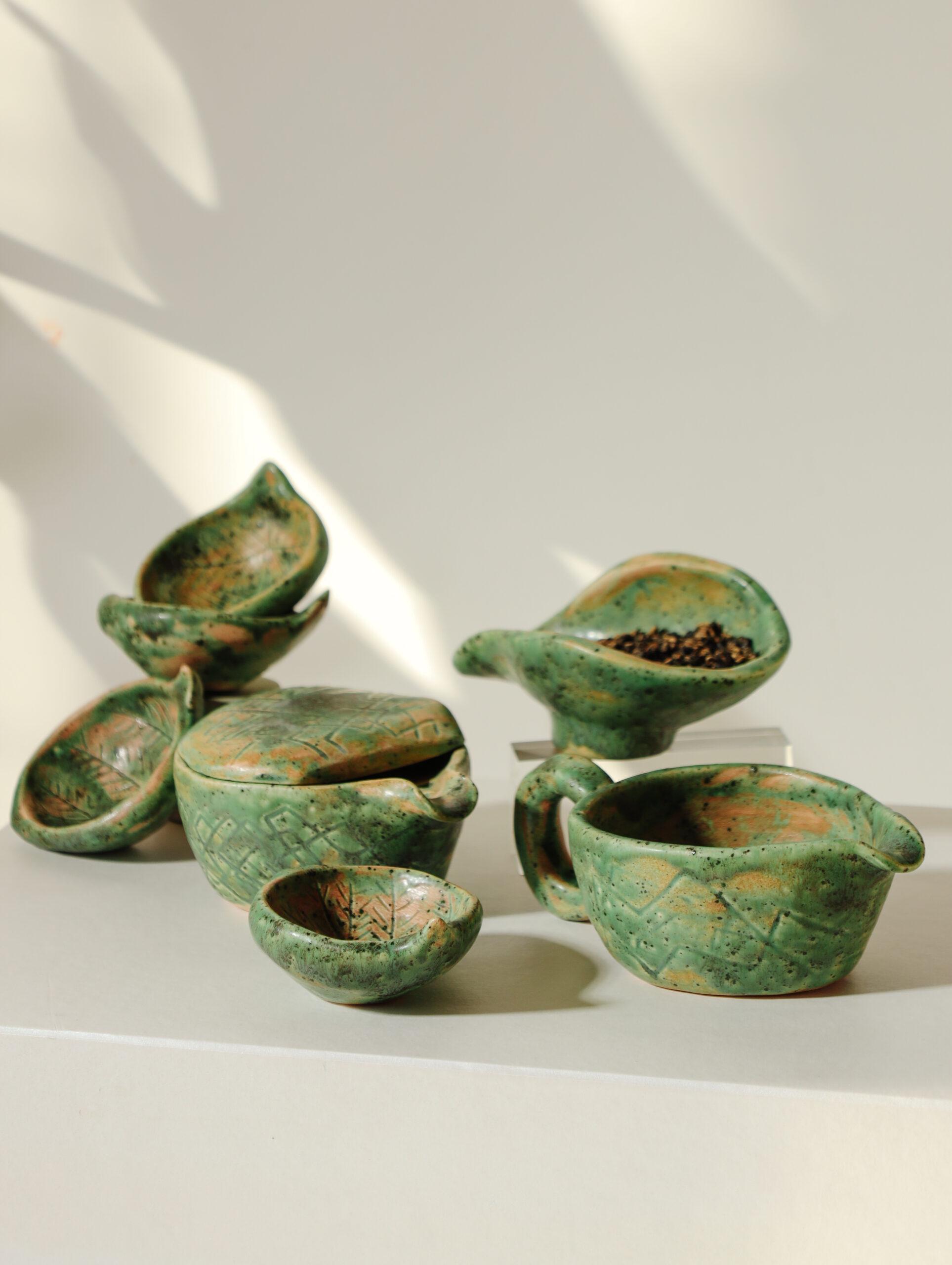 Набор для чайной церемонии Эльфийский полный ручной работы (TS-08) - фото 8 Набор для чайной церемонии Эльфийский полный ручной работы (TS-08) - фото 8