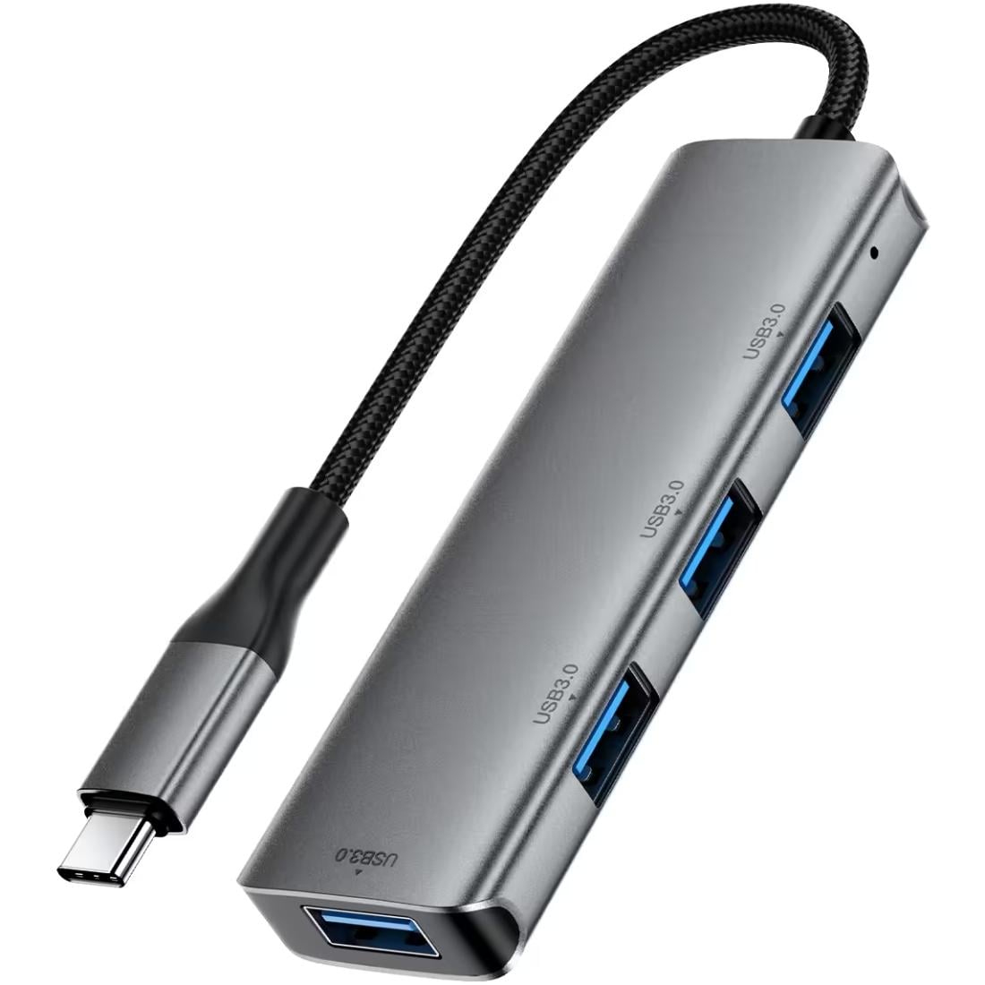 USB-хаб Acefast J15 USB 3.0 to 4xUSB 3.0 1 м Black (6974316285908)