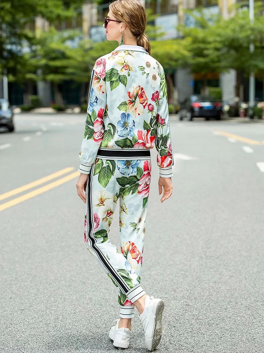 Костюм женский демисезонный Number Nine DA-22 р. 42 Белый (17851849) - фото 3 Костюм женский демисезонный Number Nine DA-22 р. 42 Белый (17851849) - фото 3