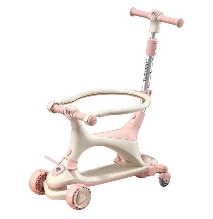 Самокат детский CITY LINE 3in1 Safari Розовый