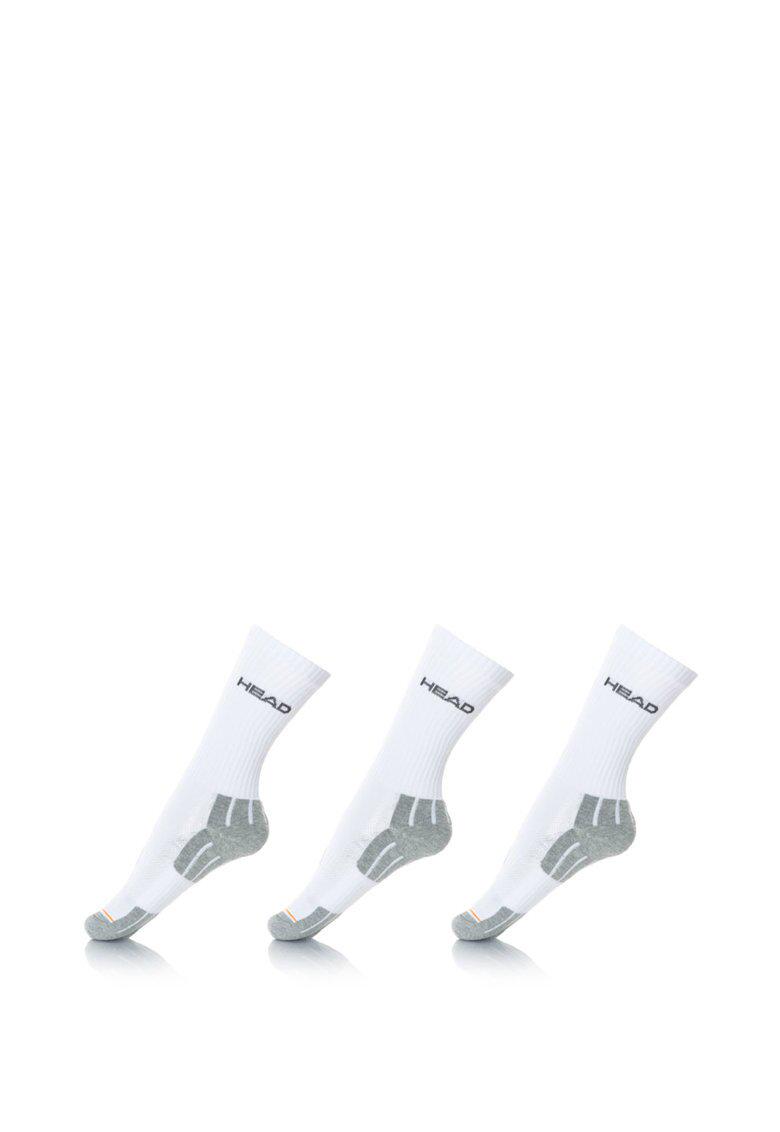 Носки Head Performance Crew 3 пары р. 35/36/37/38 White/Gray (741020001-300) - фото 3