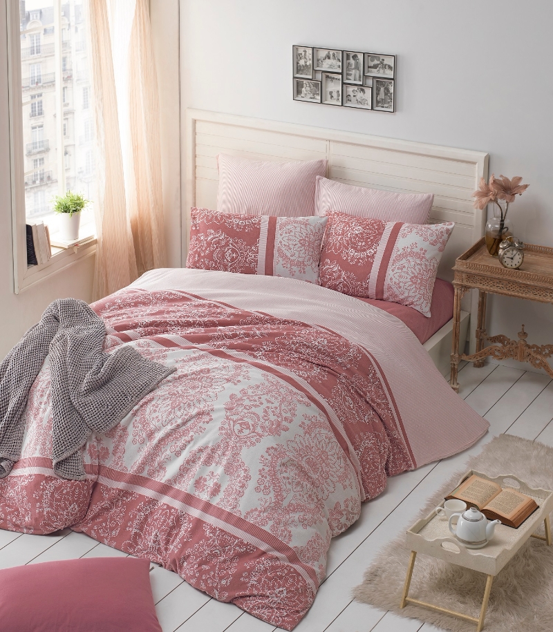 Комплект постільної білизни Lighthouse Ranforce Pudra 200х220 см/50х70 см 2 шт.