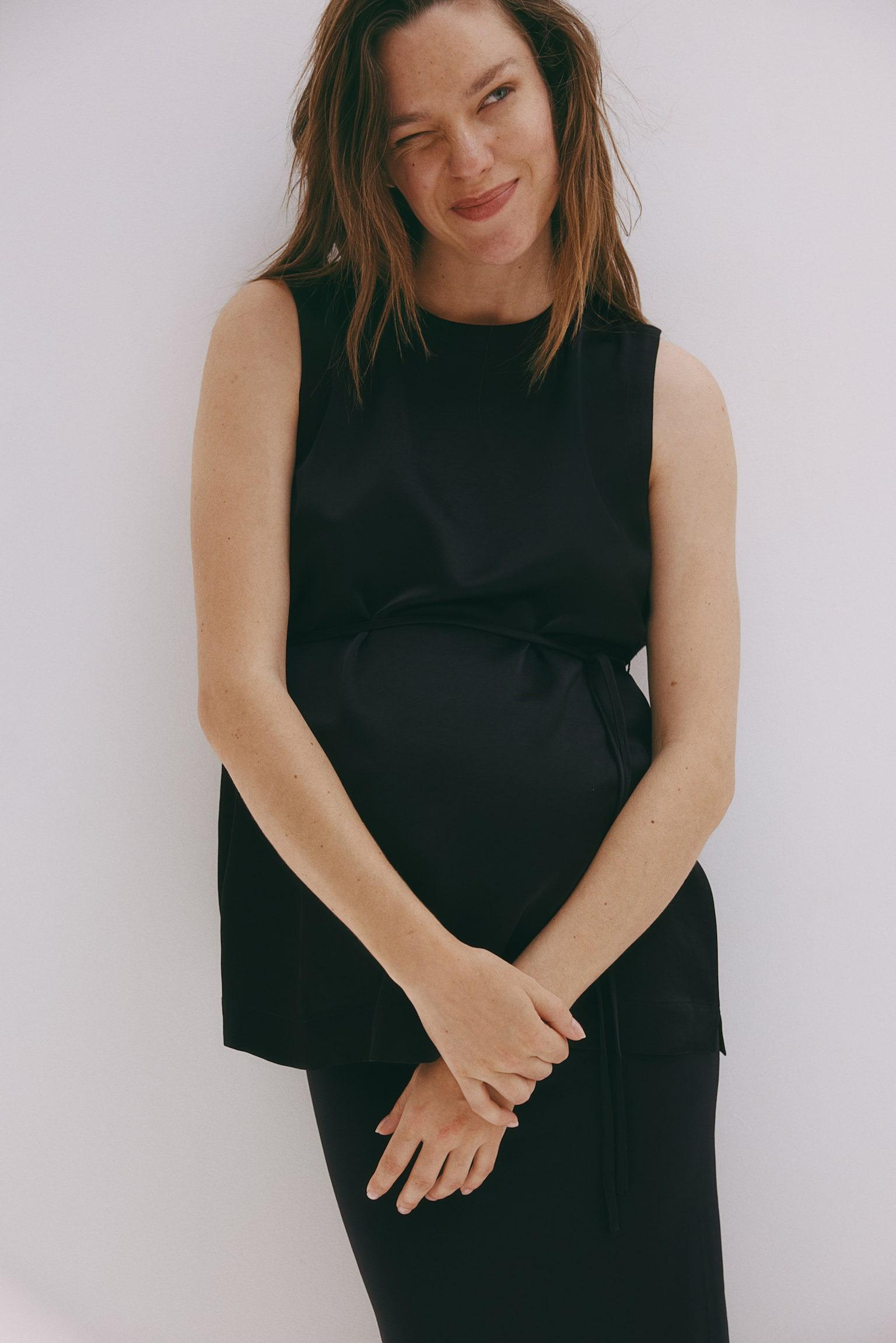 Топ женский без пояса H&M 1228290П S Черный (1111109409626)