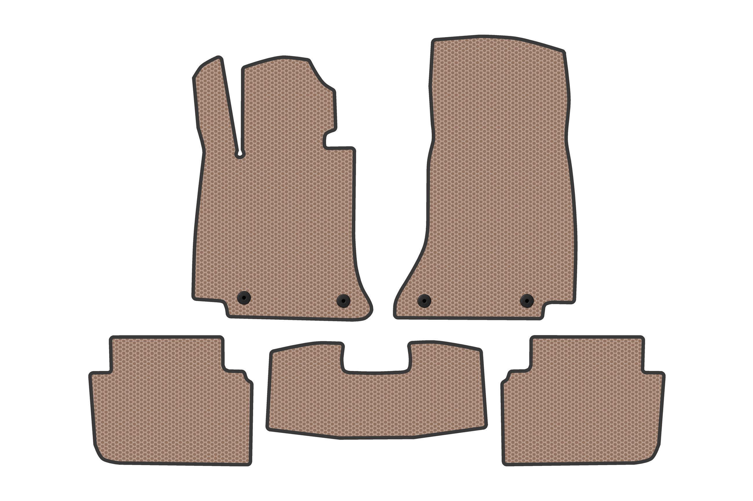 Килимки гумові Digital Designs Carsuit для Mercedes CLE C236/A236 2024- р. Бежевий (185513)
