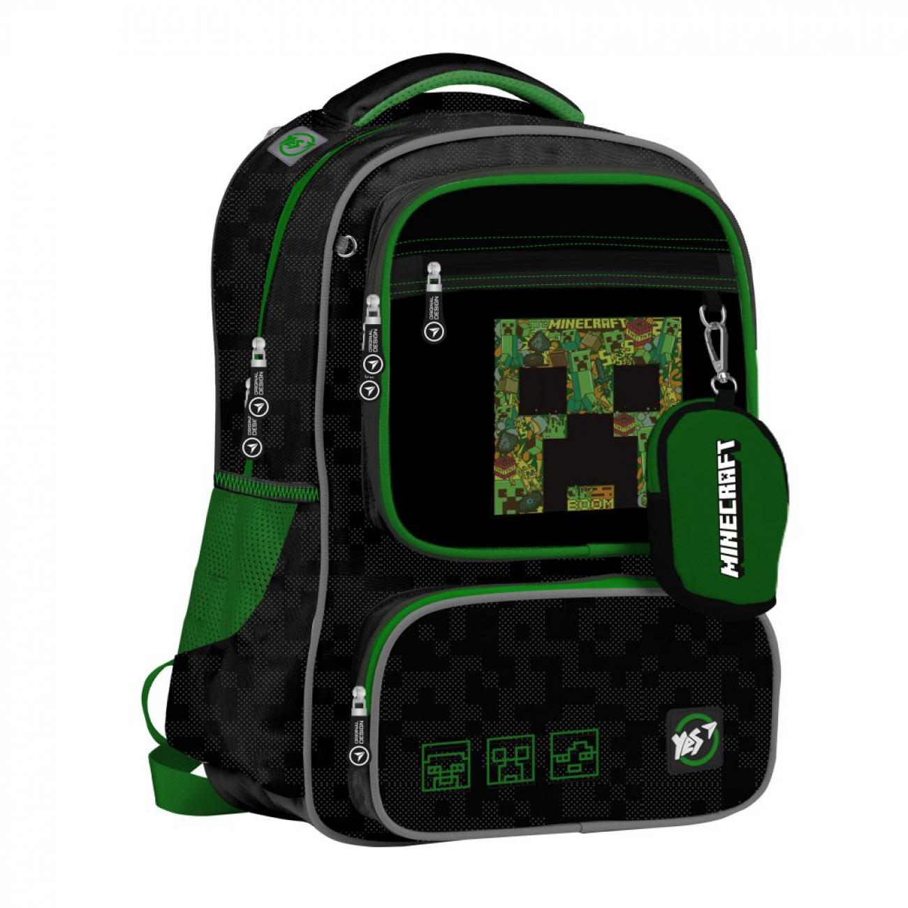 Школьный рюкзак YES Minecraft TS-46 с ортопедической спинкой (559759)