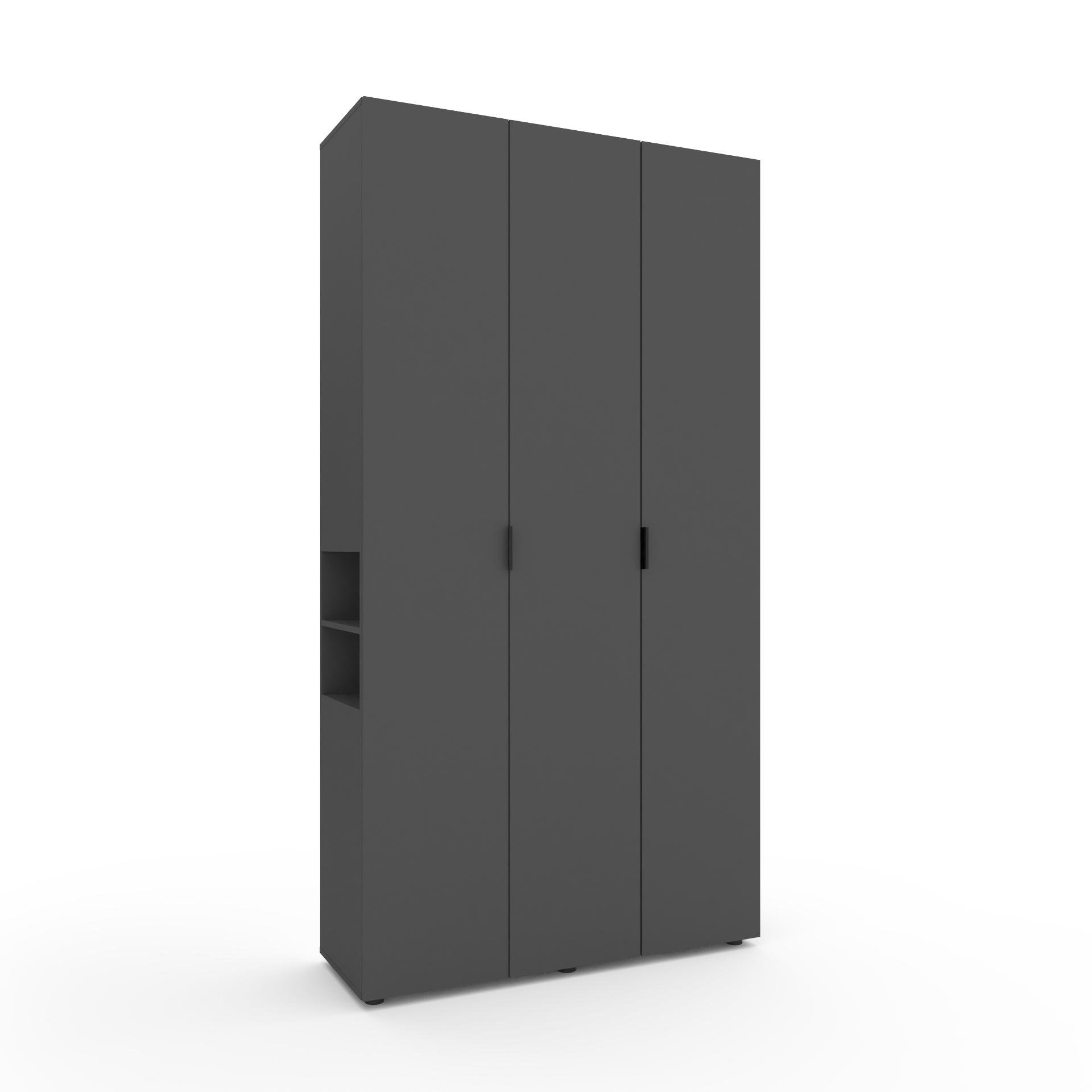 Шафа Metkas Home A015L ЛДСП 1200x420x2300 мм Антрацитовий - фото 1 Шафа Metkas Home A015L ЛДСП 1200x420x2300 мм Антрацитовий - фото 1