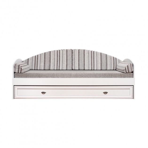 Ліжко класичне односпальне Gerbor Салерно LOZ80 80х200 см Авеню Смугастий