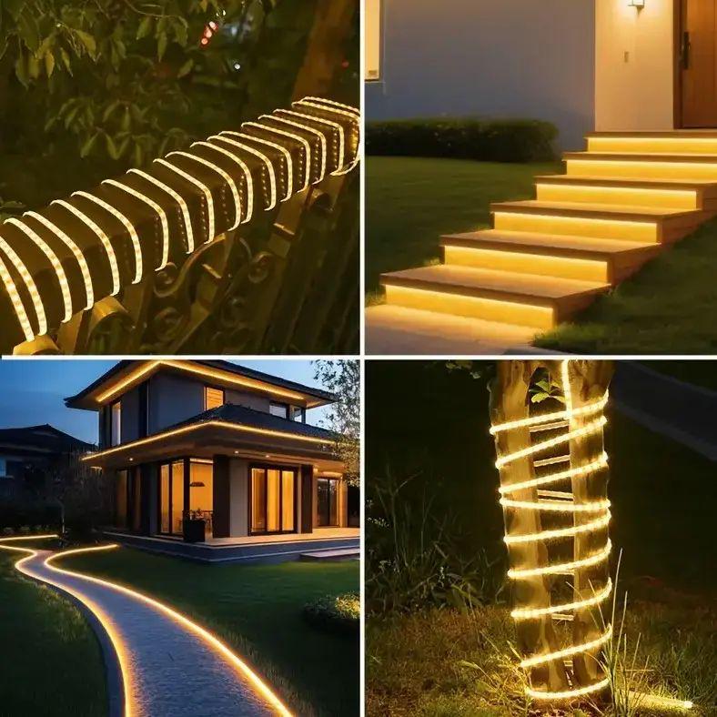 Гирлянда с солнечной батареей 1800 mAh USB 10 м пультом управления и несколько вариантом мерцания и свечения (opt-105044)