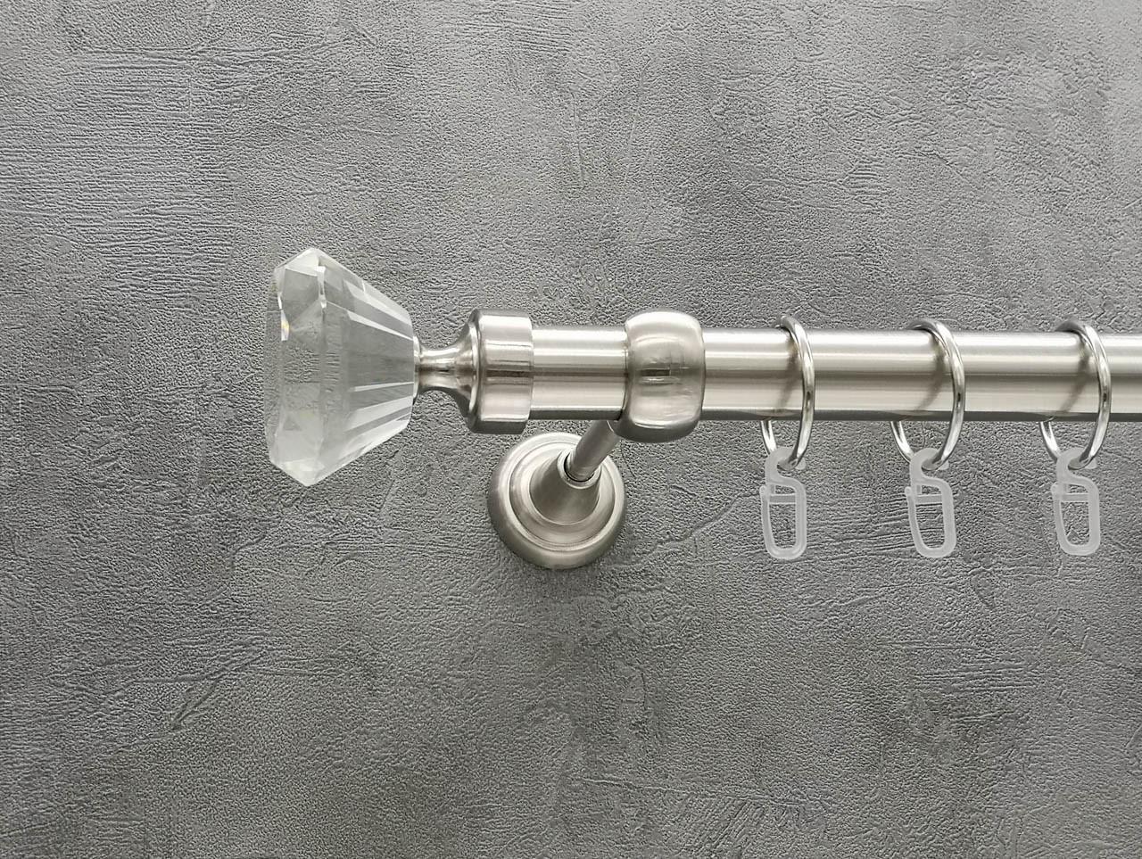 Карниз Quadrum Спектралия гладкая штанга одинарный открытый 25 мм 300 см Сталь (46977041) Карниз Quadrum Спектралия гладкая штанга одинарный открытый 25 мм 300 см Сталь (46977041)