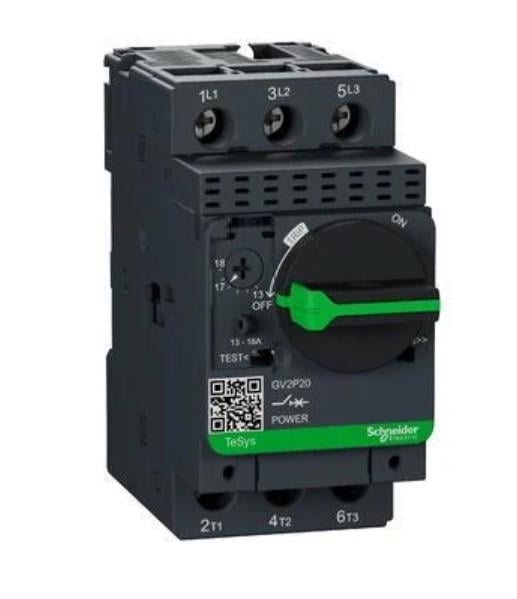 Автоматический выключатель Schneider GV2 с комбинированным расцеплением 13-18А (GV2P20)