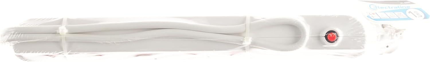 Удлинитель Electraline с защитой с заземлением 6 розеток 1,5 м 16A Индивидуальные выключатели 3х1 мм² Белый - фото 4