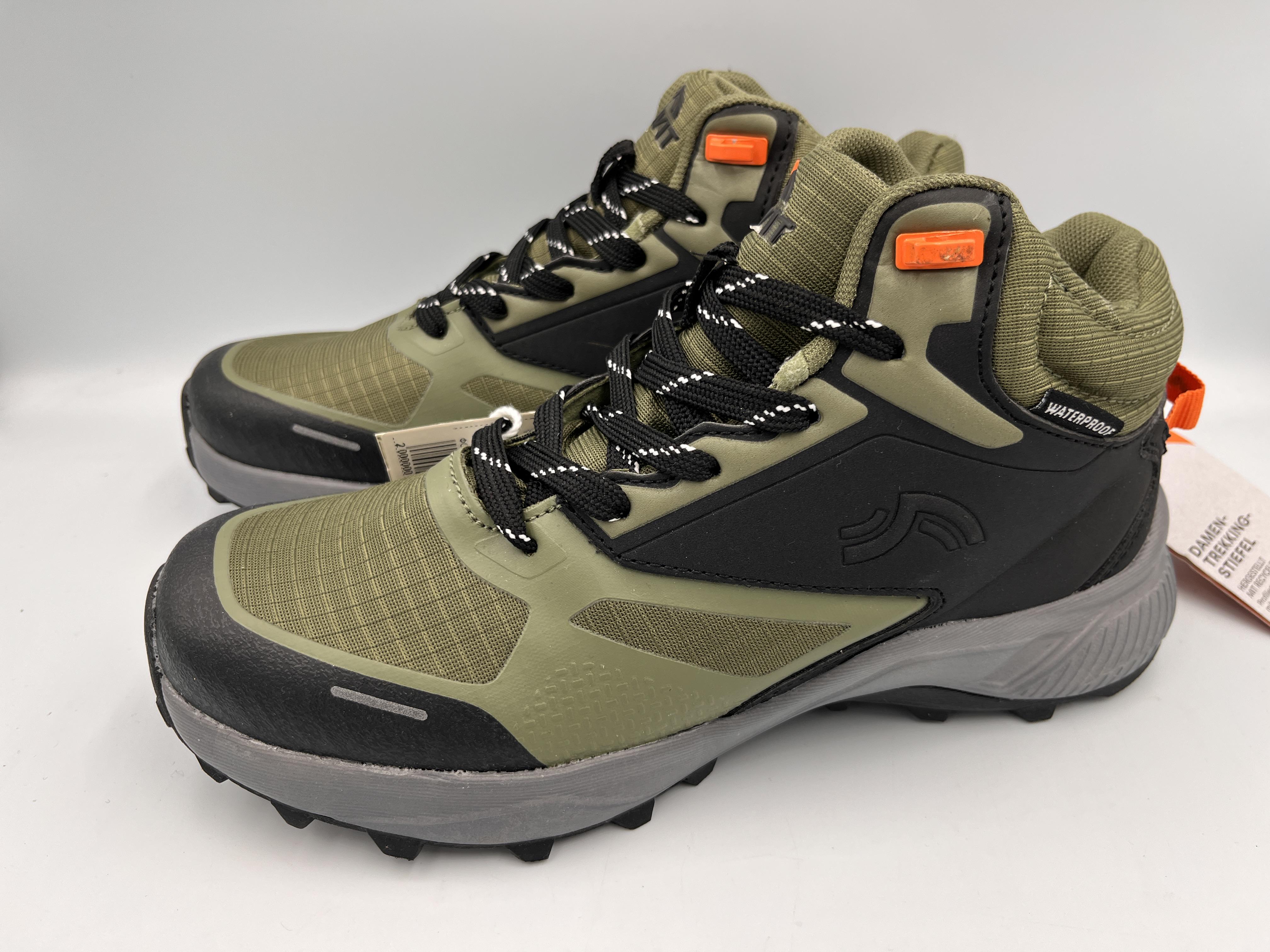 Черевики Crivit Damen-Trekking-Stiefel р. 37 23,5 cм Зелений (4052916386460 00-00001513)