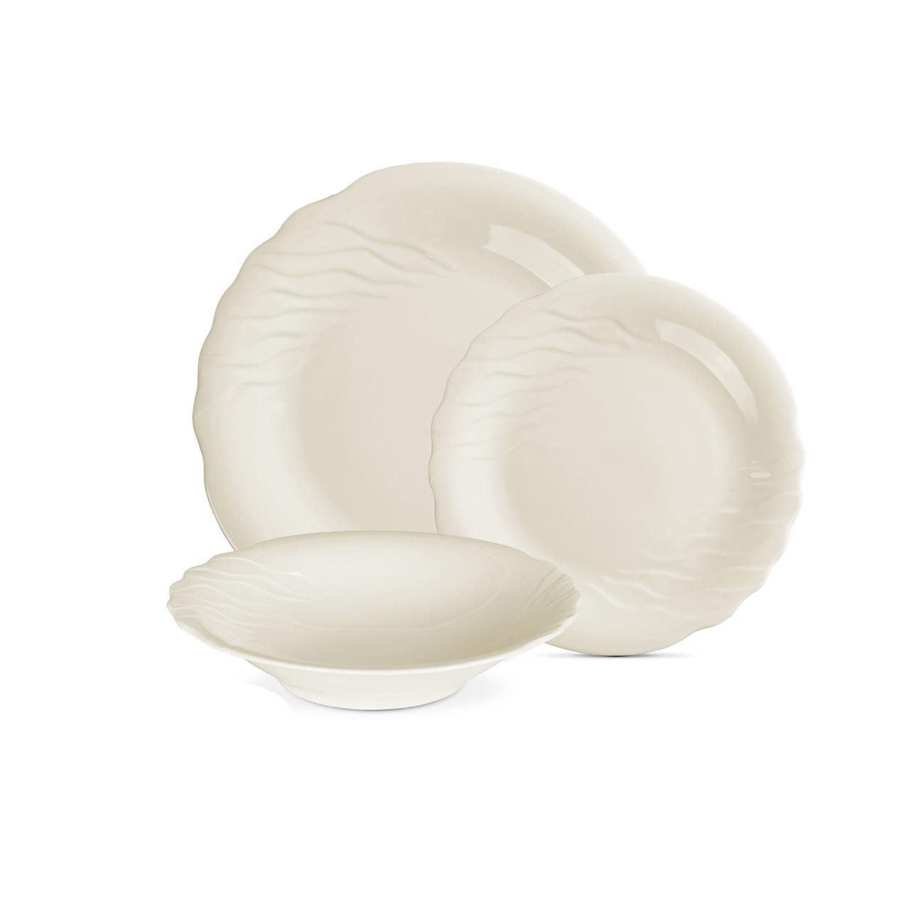 СервизСтоловый Gerlach Celestia 18 предметов на 6 персон фарфоровые Белый (1975380105)